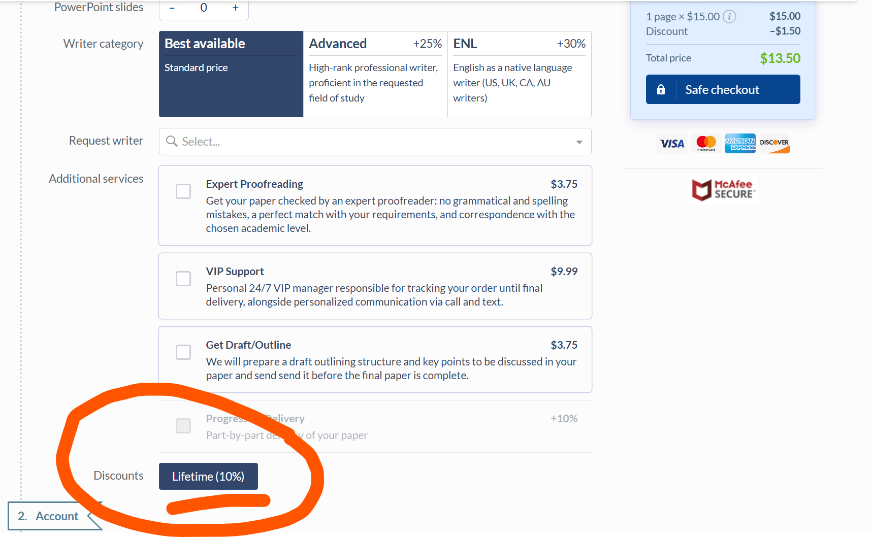 Discounts on assignment writing services - Zero AI free assignment help
